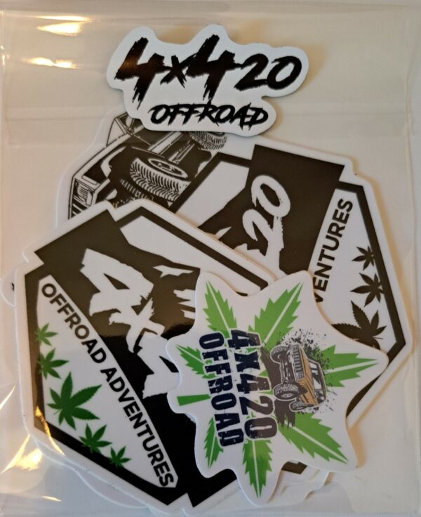 5pc 4X420 Offroad Sticker Pack